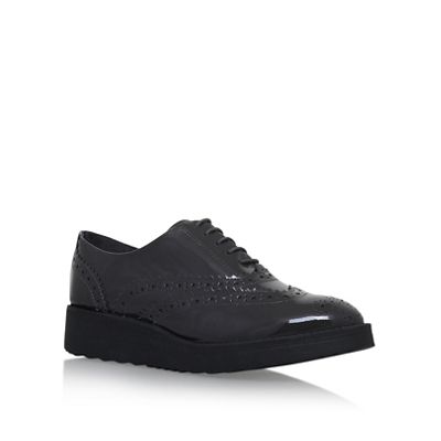 Carvela Grey 'Lincoln' flat lace up shoes